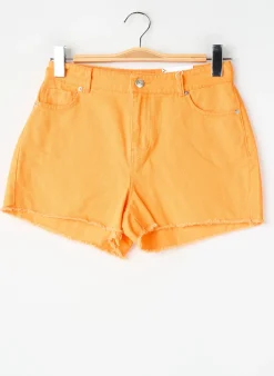 Short Only Orange Taille Haute