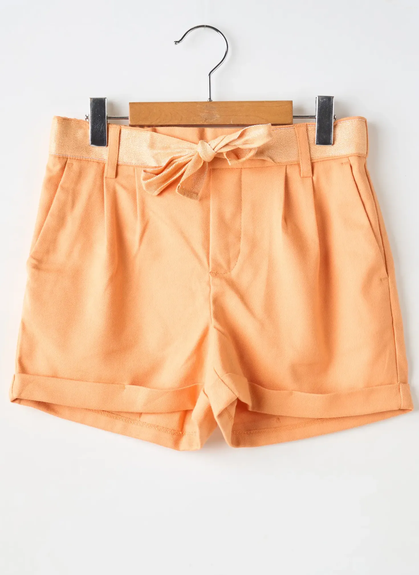 Short Only Orange Taille Élastique