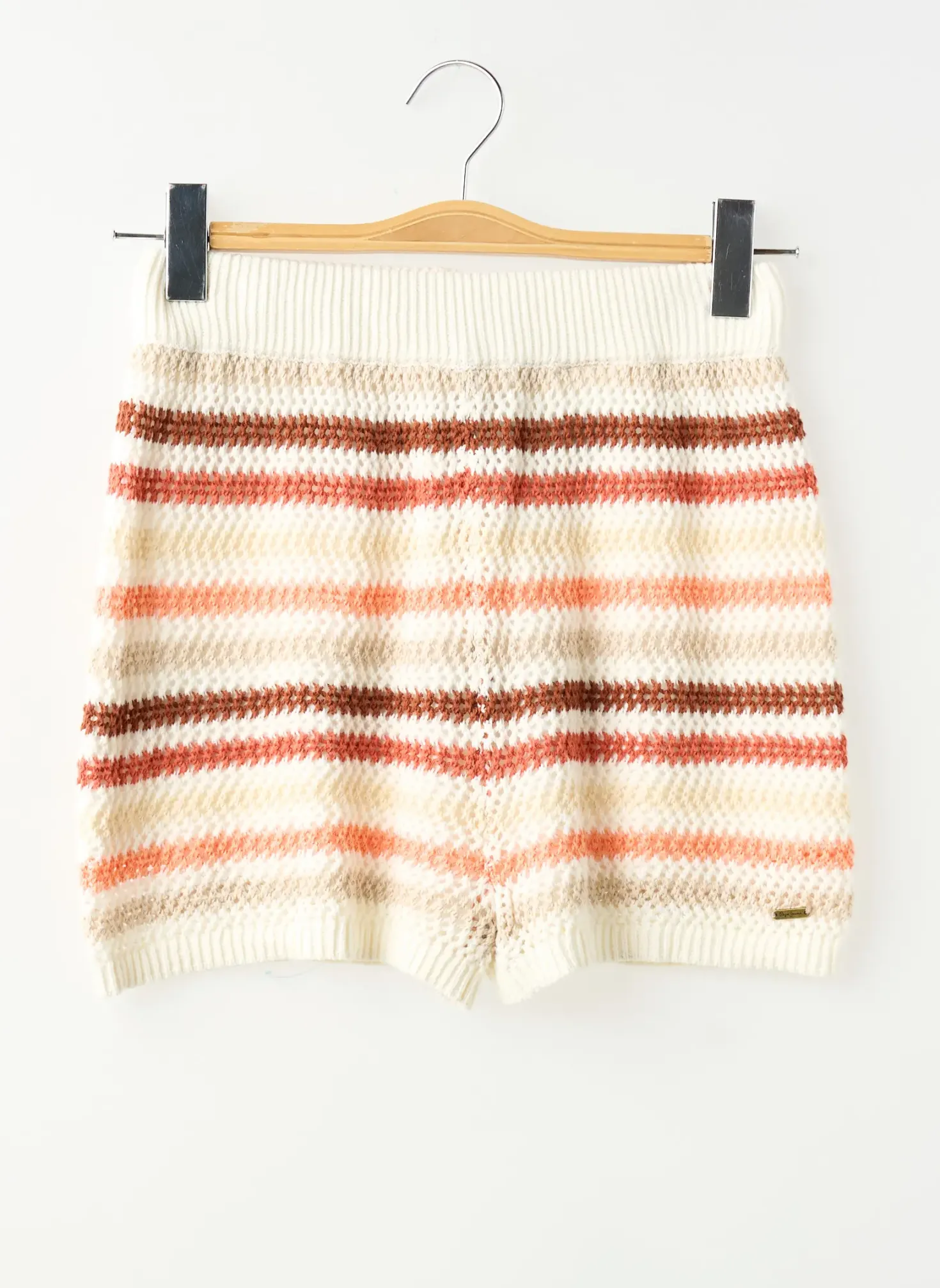 Short Pepe Jeans Beige Taille Élastique