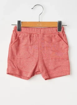 Short Petit Bateau Rouge Taille Élastique