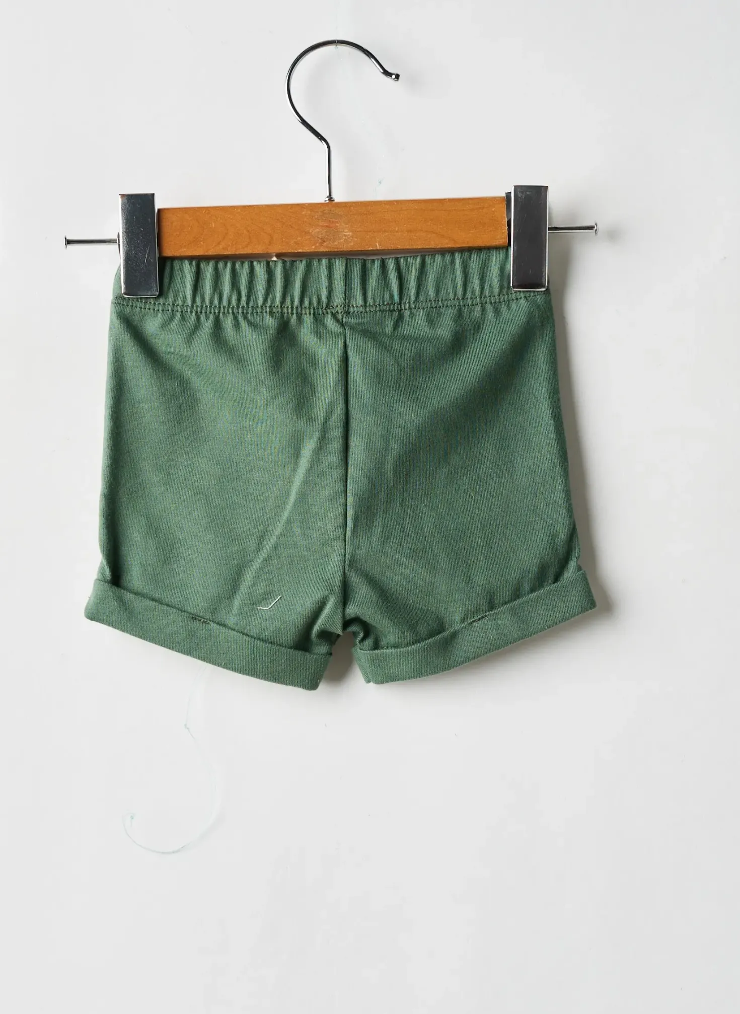 Short Petit Bateau Vert Taille Élastique