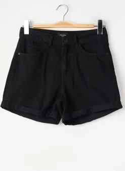 Short Vero Moda Noir Taille Haute