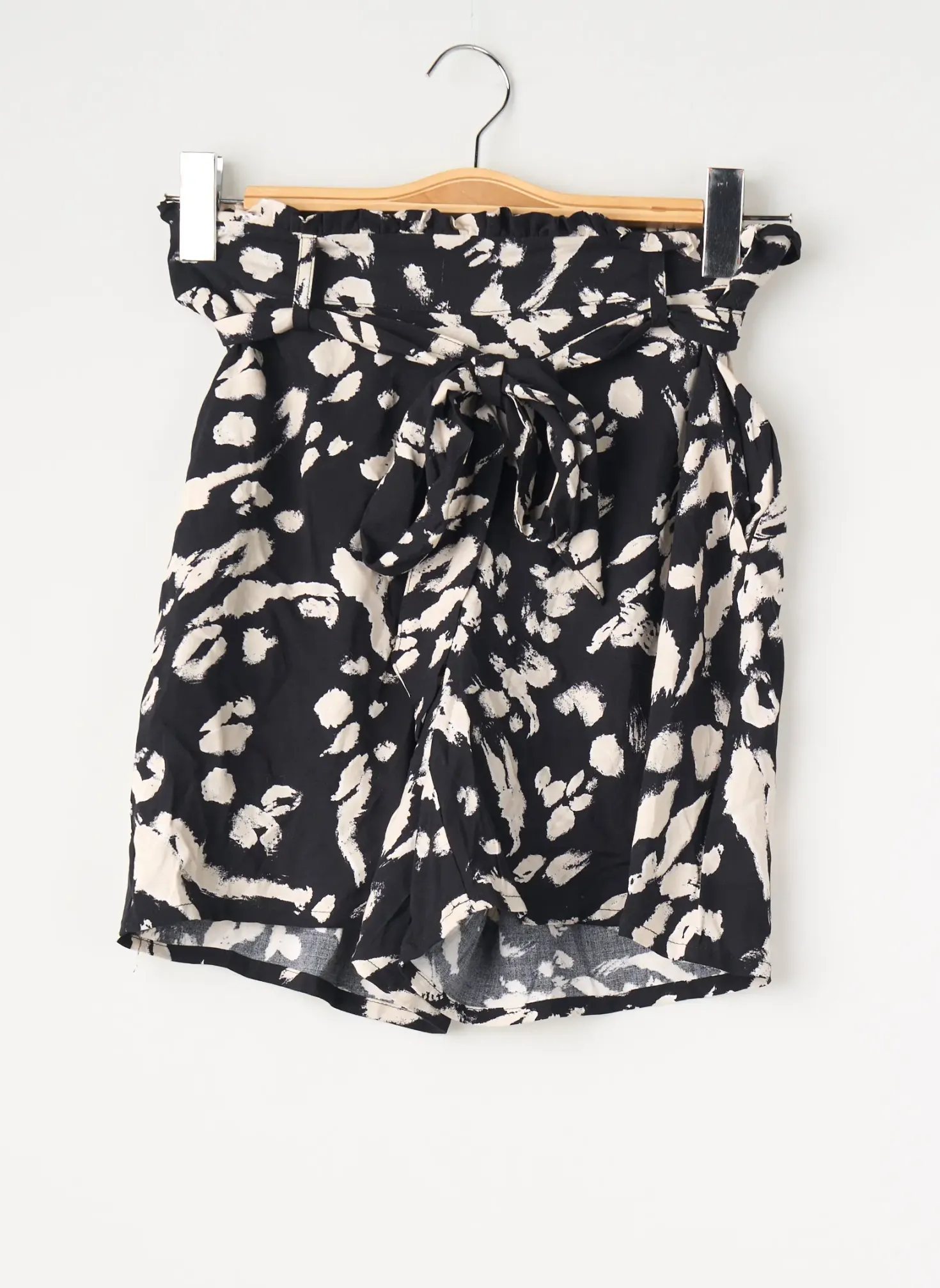 Short Vero Moda Noir Taille Haute