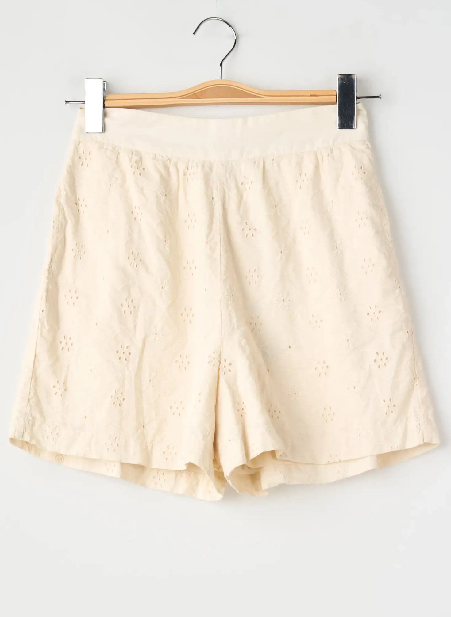 Short Vila Blanc Taille Haute