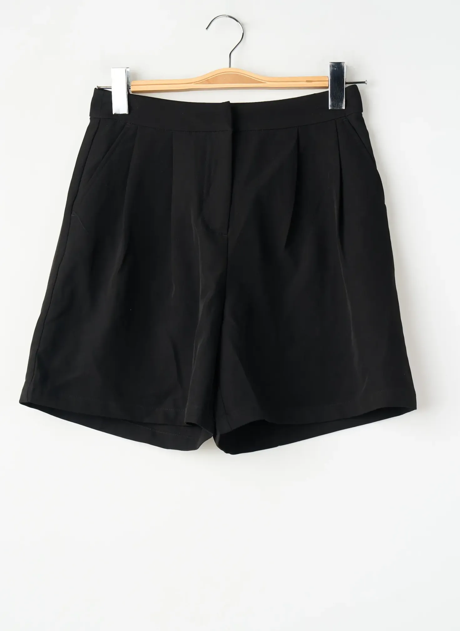 Short Vila Noir Taille Haute