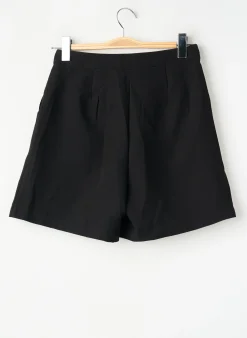 Short Vila Noir Taille Haute