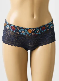 Shorty Empreinte Bleu