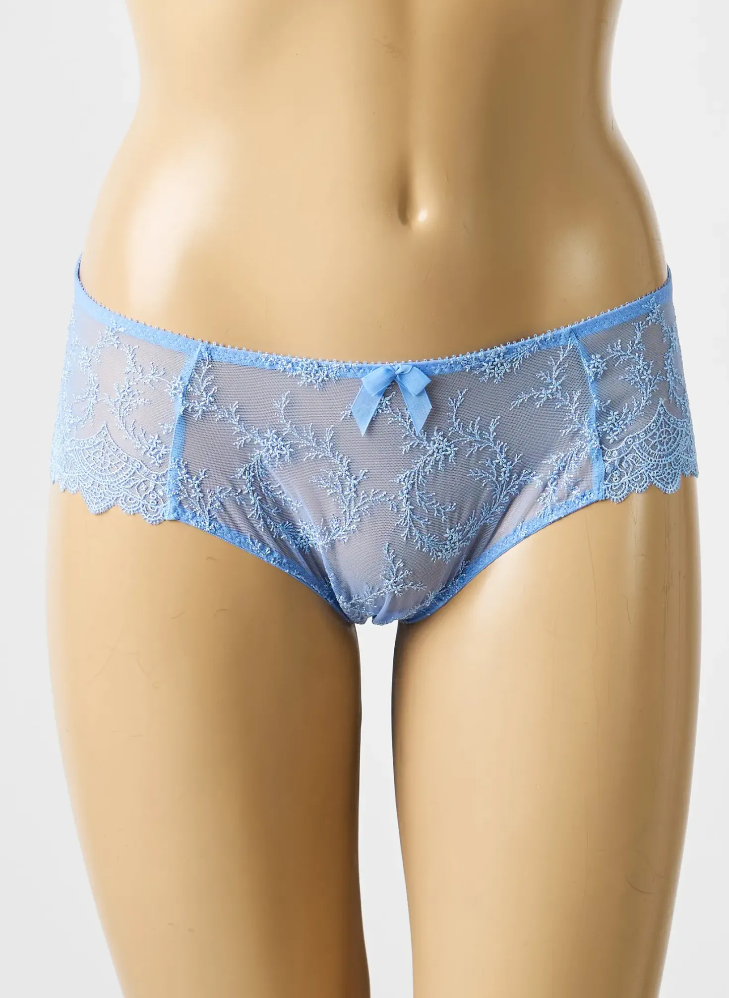 Shorty Empreinte Bleu