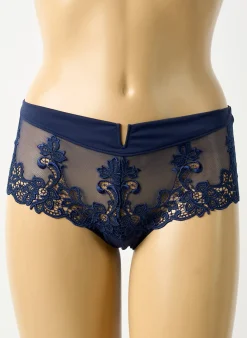 Shorty Simone Perele Bleu Fonce