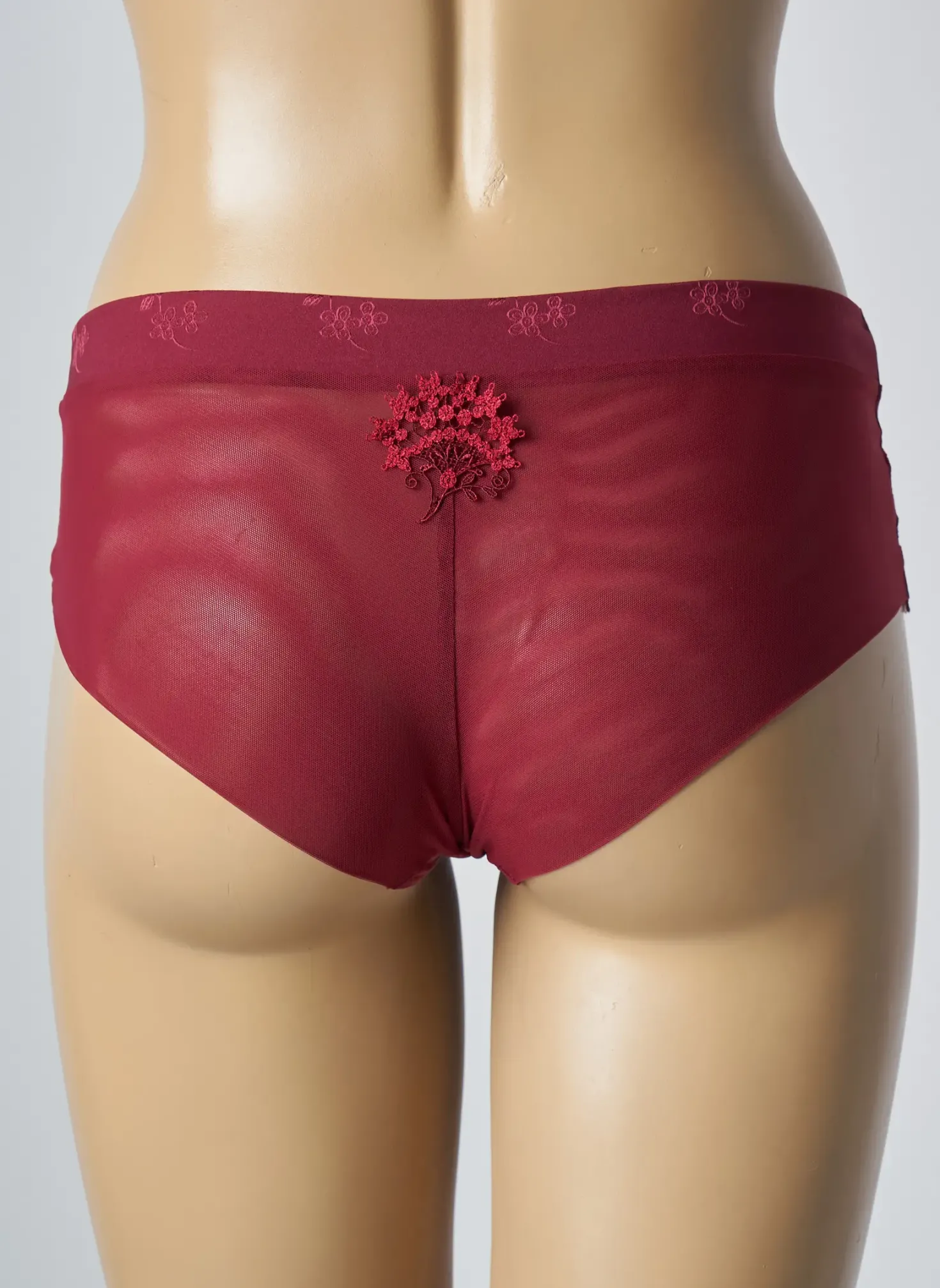 Shorty Simone Perele Rouge