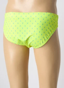 Slip De Bain Scuola Nautica Italiana Jaune