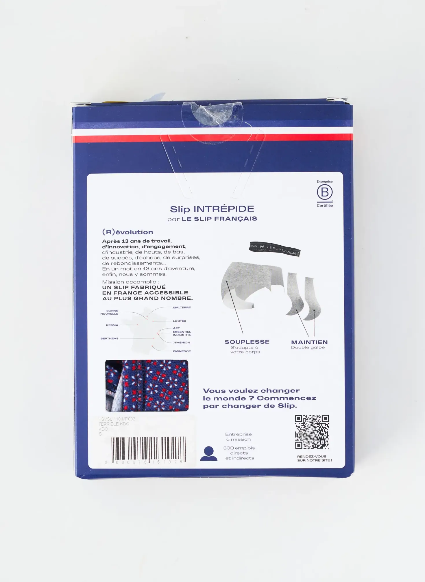 Slip Le Slip Francais Bleu