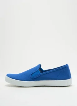 Slip Ons Cienta Bleu Bout Rond