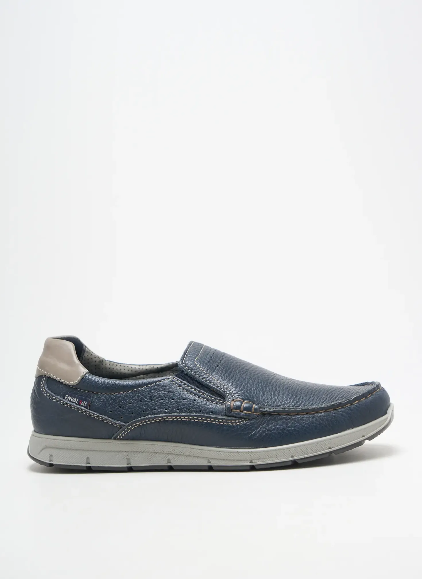 Slip Ons Enval Soft Bleu Bout Rond
