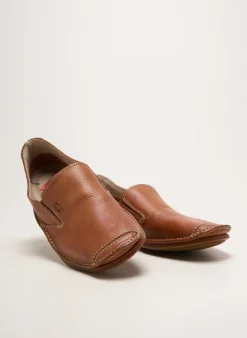 Slip Ons Fluchos Marron Bout Carré