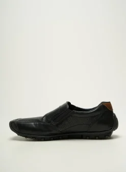 Slip Ons Rieker Noir Bout Carré