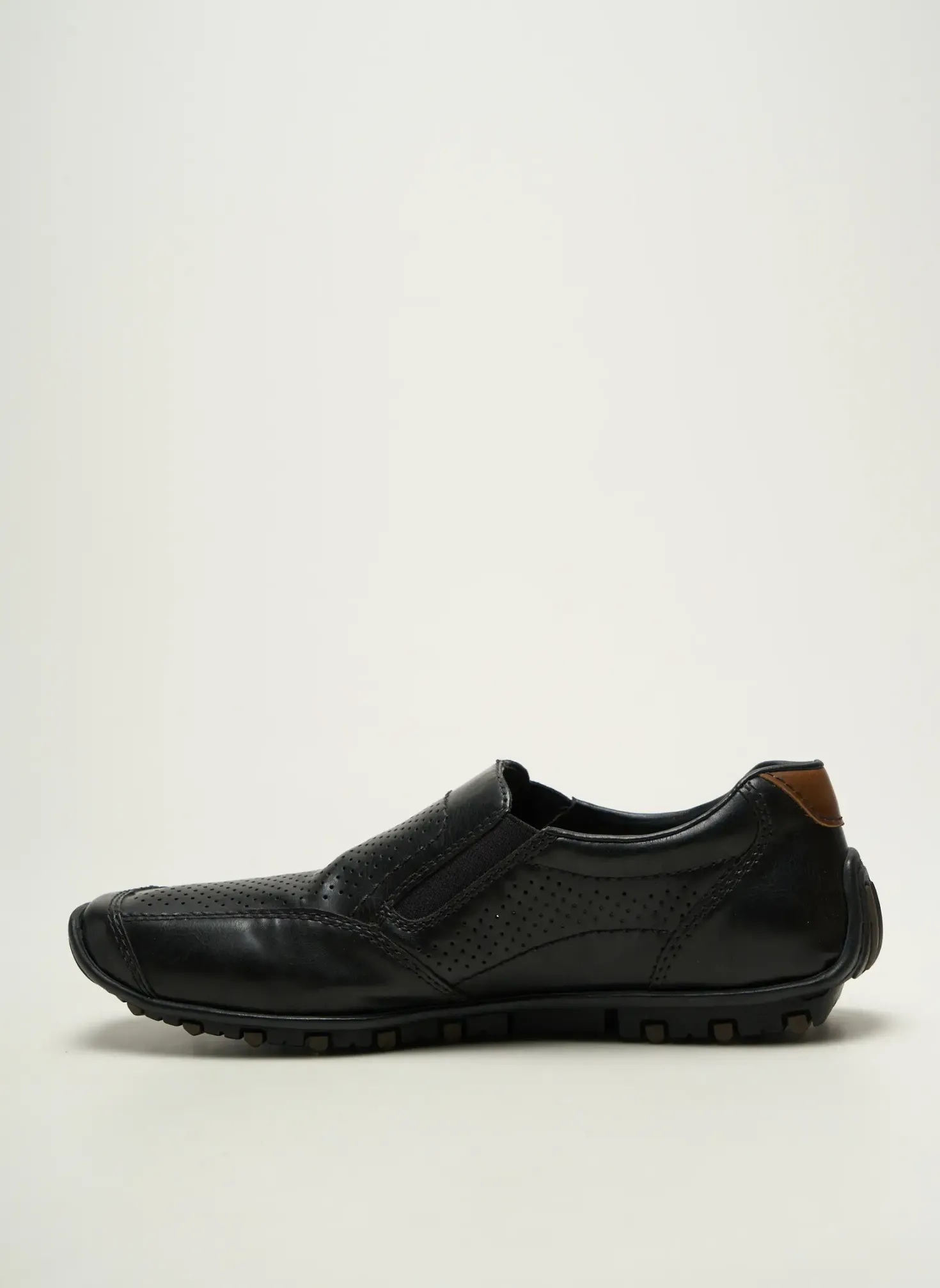 Slip Ons Rieker Noir Bout Carré