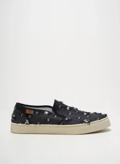 Slip Ons Shoecology Noir Bout Rond