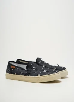 Slip Ons Shoecology Noir Bout Rond
