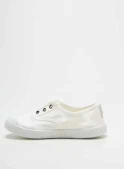 Slip Ons Victoria Blanc Bout Rond