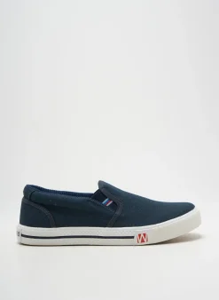 Slip Ons Westland Bleu Bout Rond