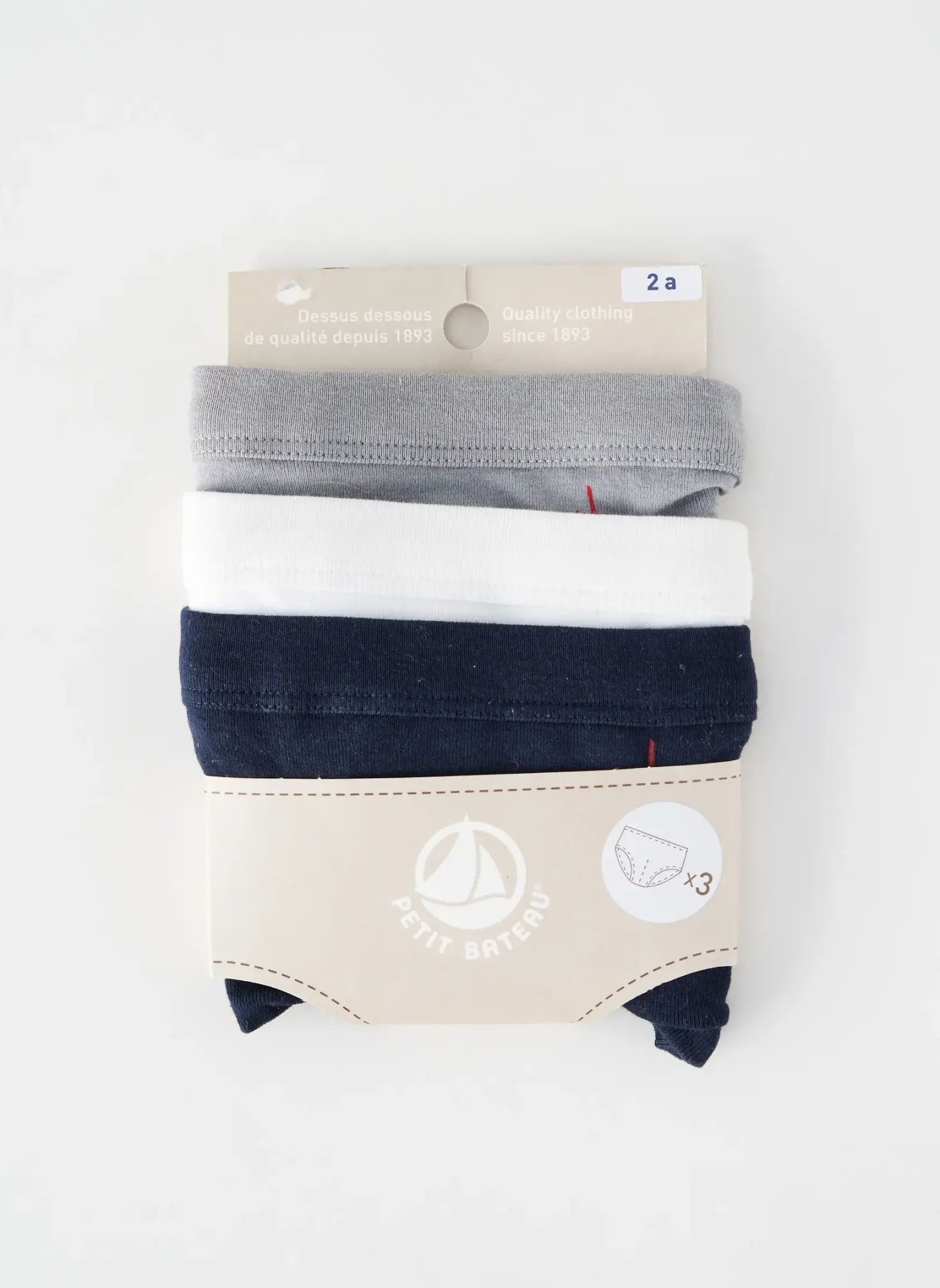 Slip Petit Bateau Gris