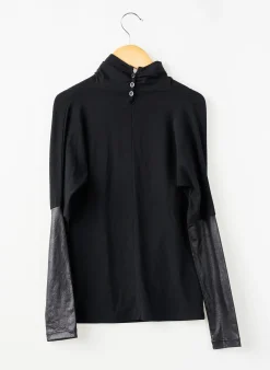 Sous-pull La Fee Maraboutee Noir Manches Longues