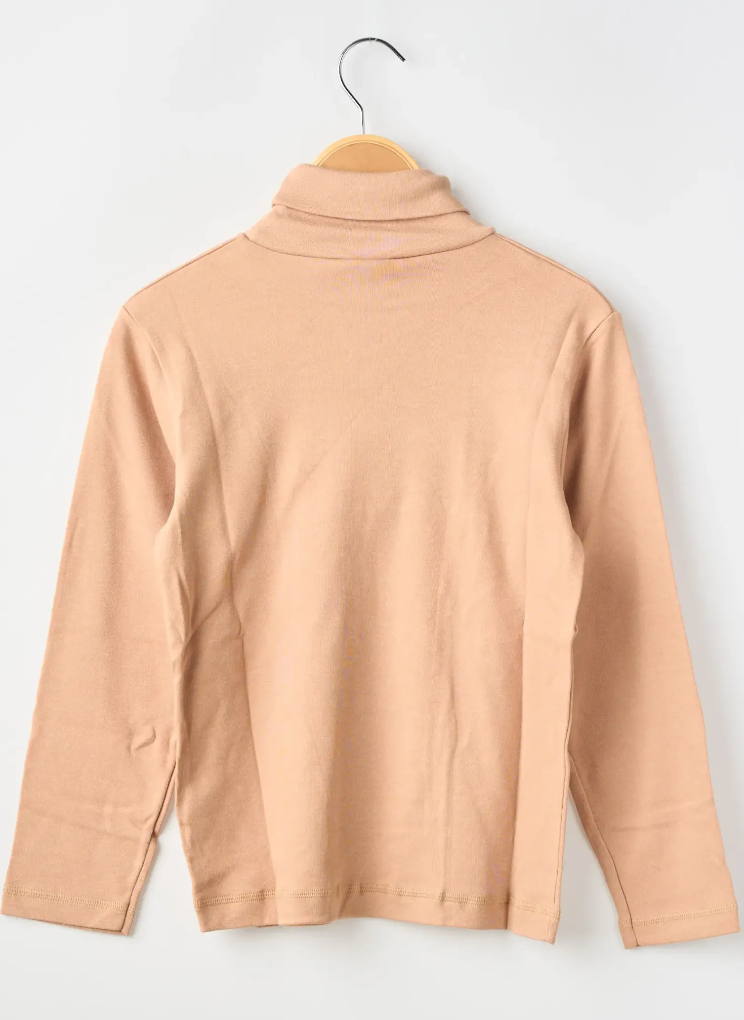 Sous-pull Petit Bateau Beige Manches Longues