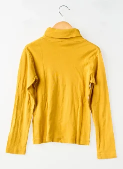 Sous-pull Petit Bateau Jaune Manches Longues