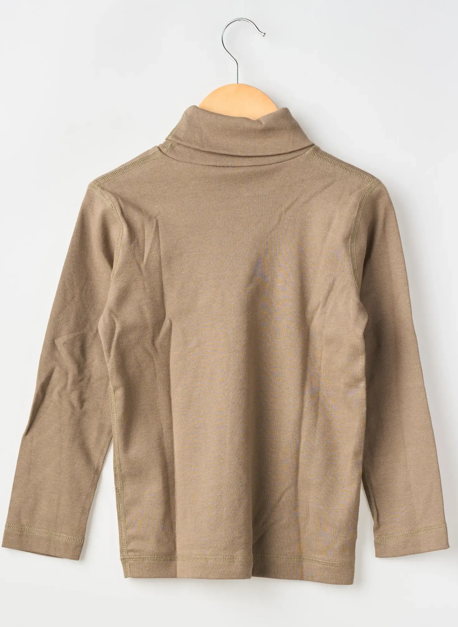 Sous-pull Petit Bateau Marron Manches Longues