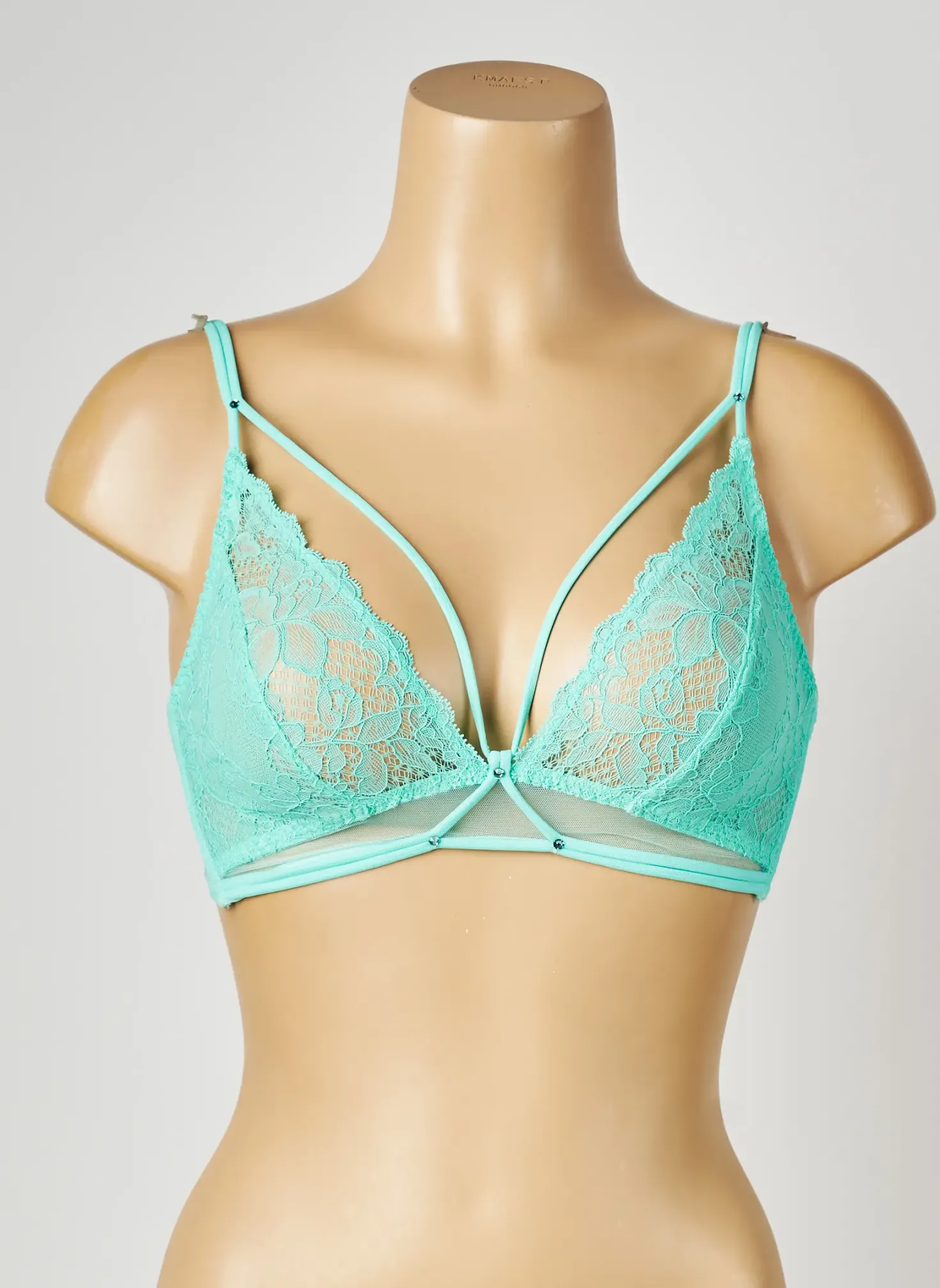 Soutien-gorge Andres Sarda Vert Haut Triangles