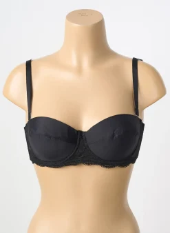 Soutien-gorge Dim Noir Haut Bandeau