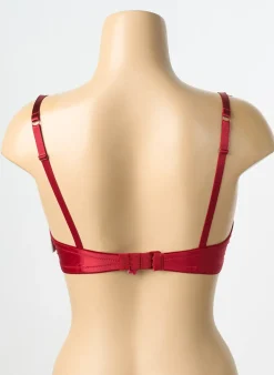 Soutien-gorge Karl Lagerfeld X Aubade Rouge Haut Soutien-gorge Emboitant