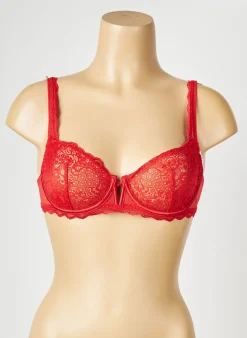 Soutien-gorge Simone Perele Rouge Haut Soutien-gorge Balconnet