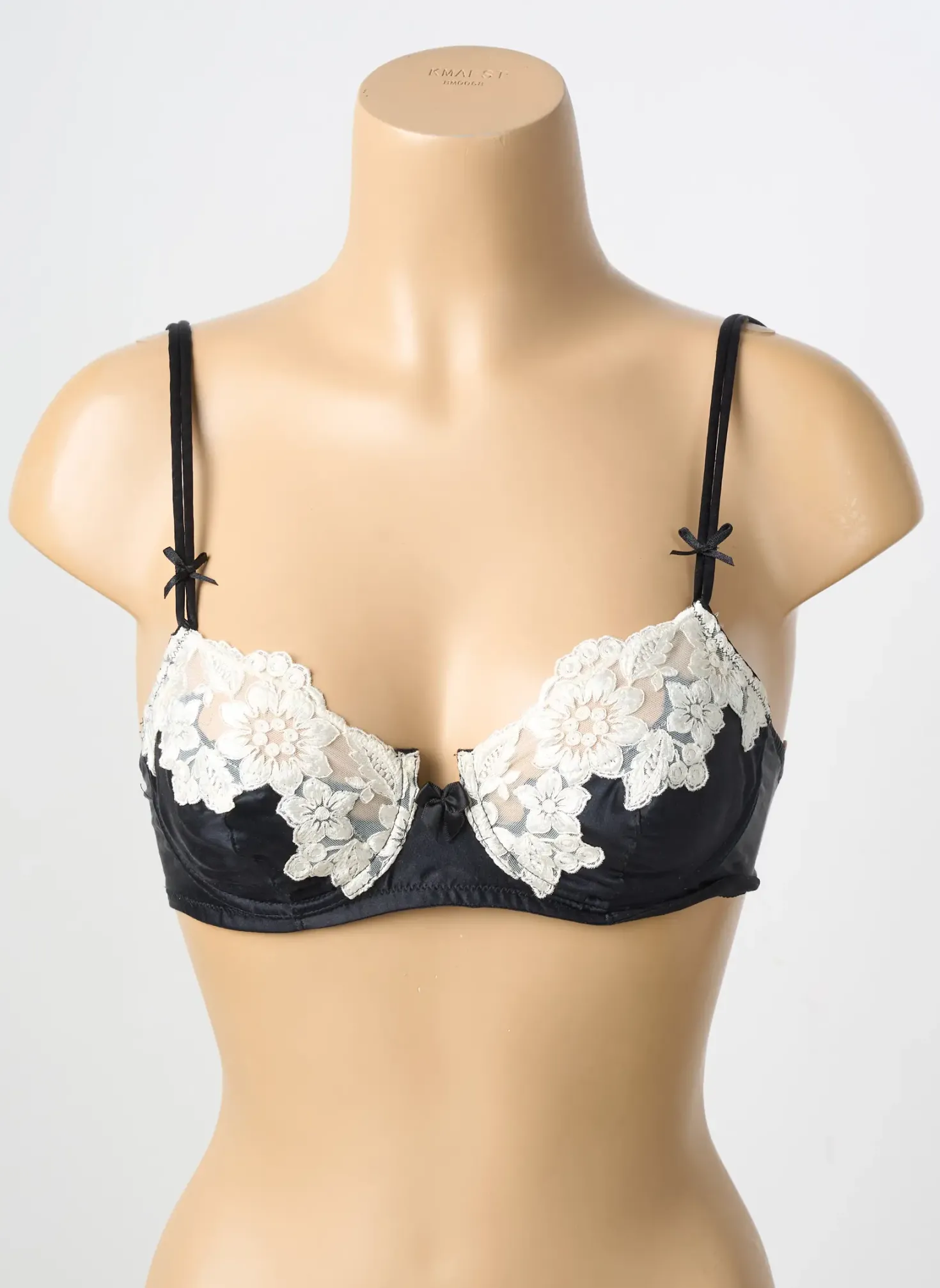 Soutien-gorge Valery Noir Haut Soutien-gorge Emboitant