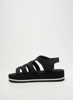 Spartiates Gioseppo Noir Talon De 4 À 6cm