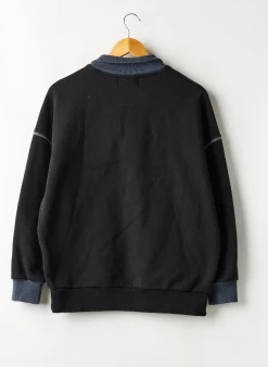 Sweat-shirt Albertine Noir Manches Longues