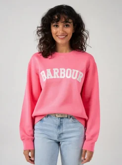 Sweat-shirt Barbour Rose Manches Longues