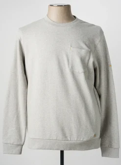 Sweat-shirt Billybelt Gris Manches Longues