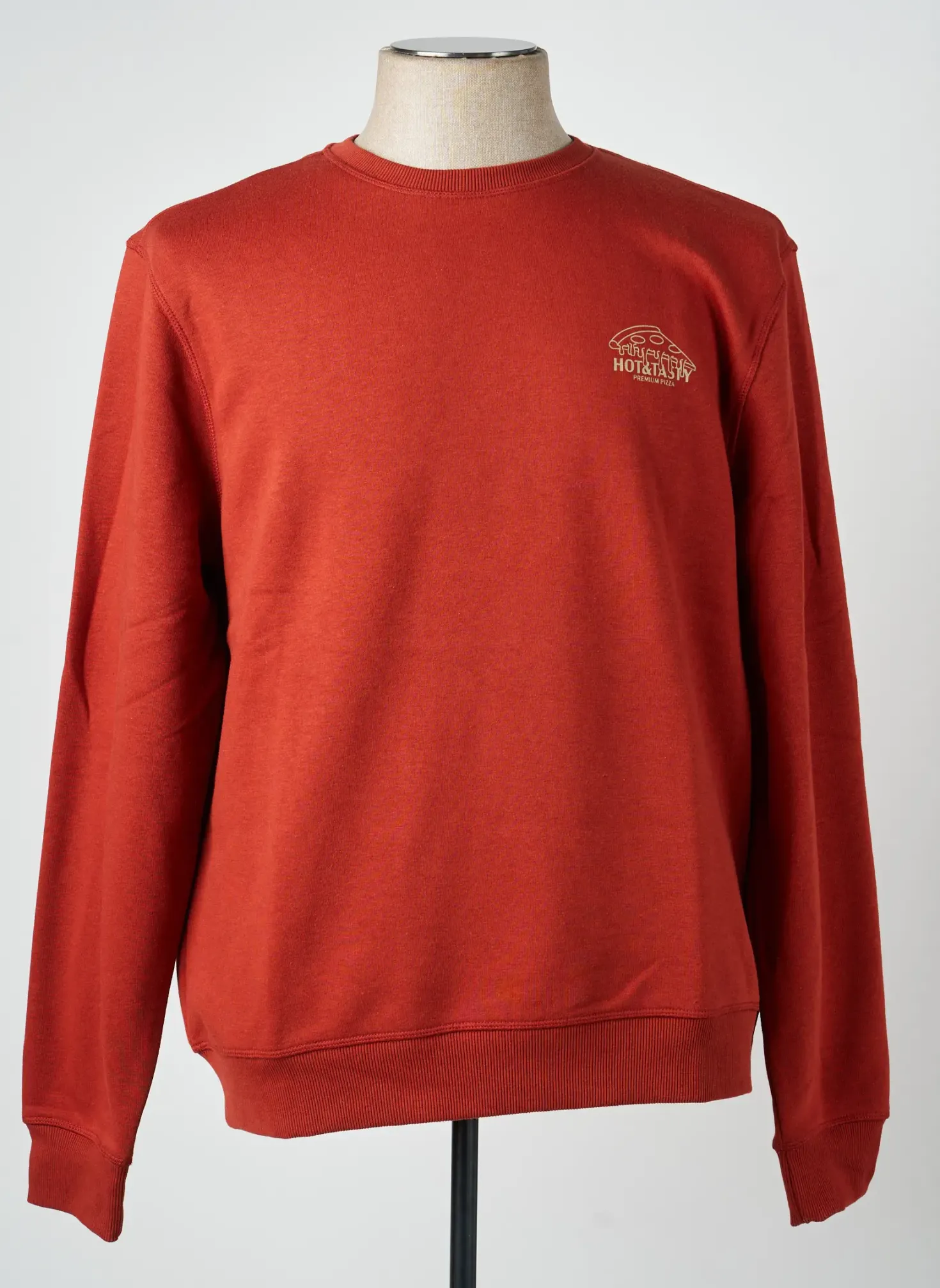 Sweat-shirt Blend Orange Manches Longues