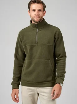 Sweat-shirt Blend Vert Manches Longues