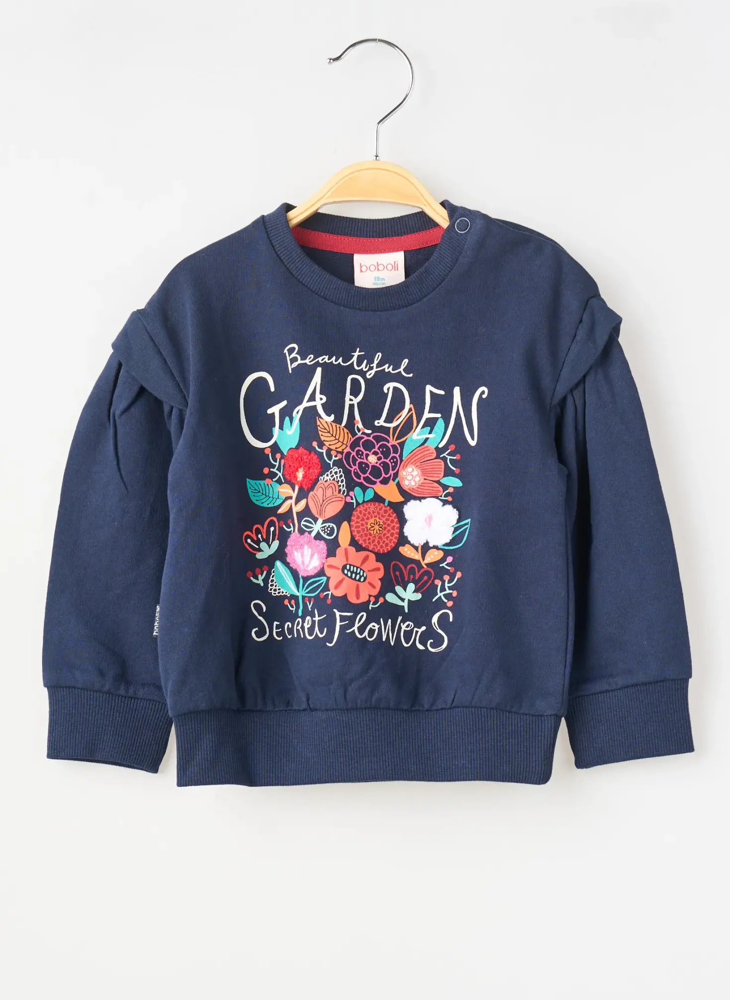 Sweat-shirt Boboli Bleu Manches Longues