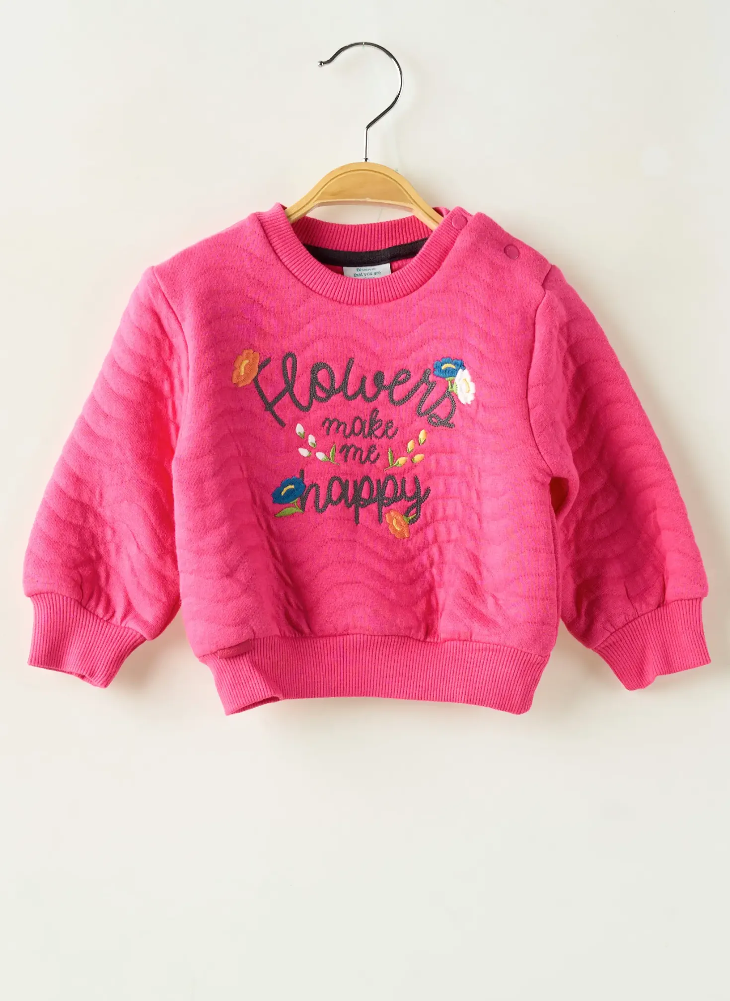Sweat-shirt Boboli Rose Manches Longues