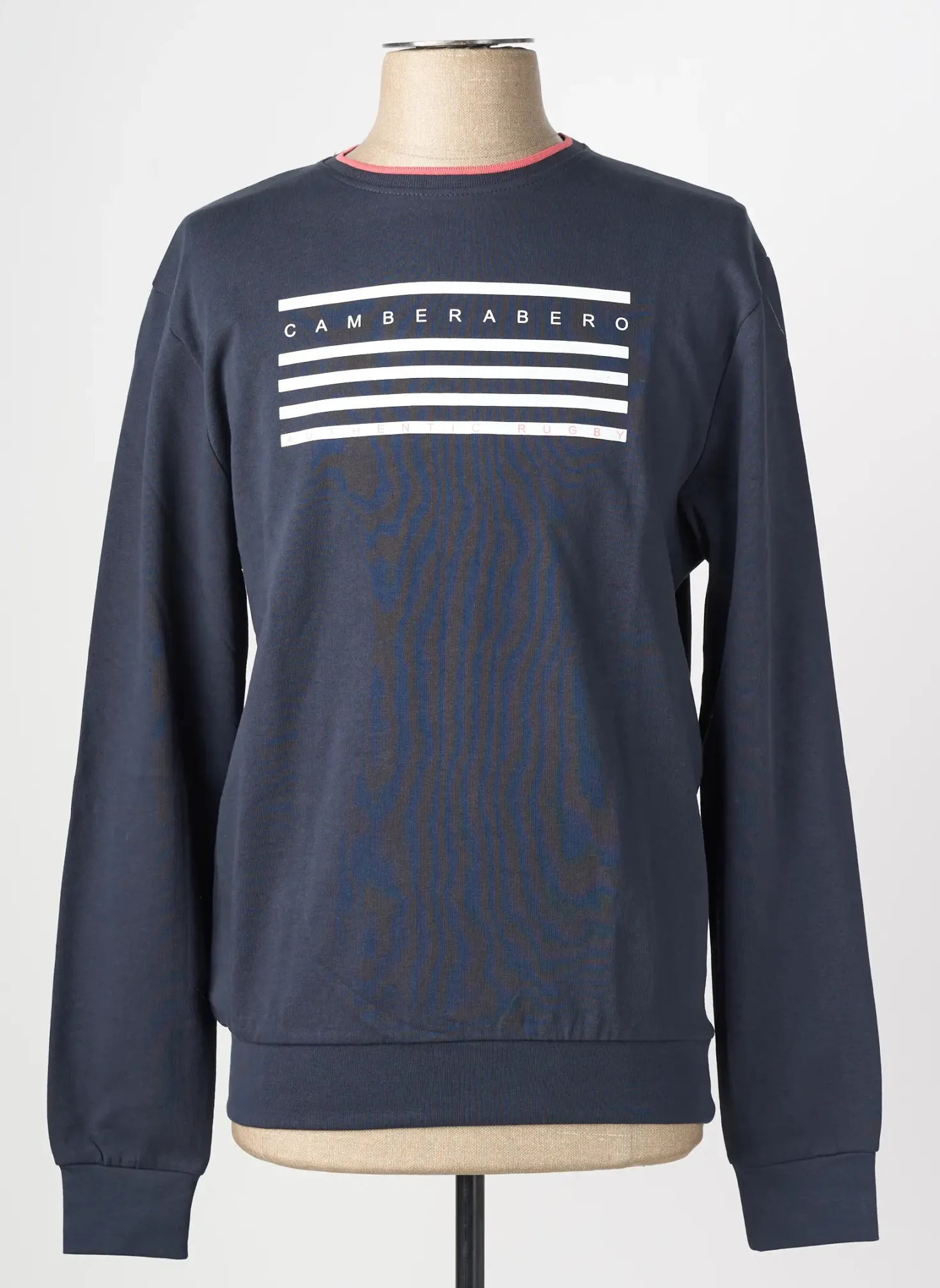 Sweat-shirt Camberabero Bleu Manches Longues