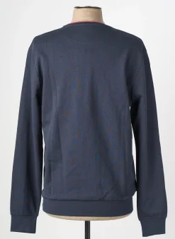 Sweat-shirt Camberabero Bleu Manches Longues