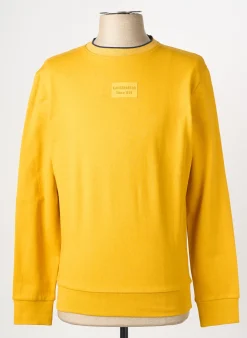 Sweat-shirt Camberabero Jaune Manches Longues