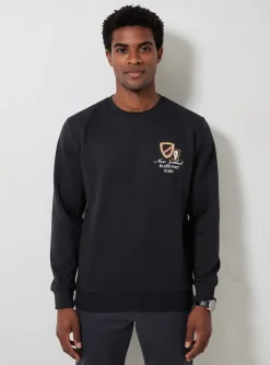 Sweat-shirt Camberabero Noir Manches Longues