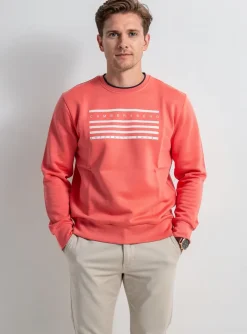 Sweat-shirt Camberabero Orange Manches Longues