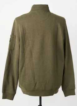 Sweat-shirt Camel Active Vert Manches Longues