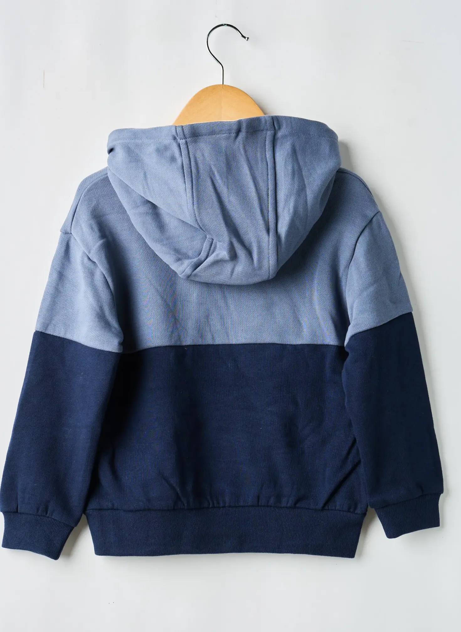 Sweat-shirt À Capuche Boboli Bleu Manches Longues